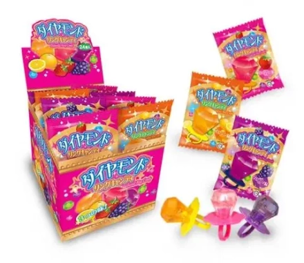 Конфета Бриллиантовое кольцо ассорти Yaokin, 10 гр (1шт)