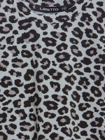 Лонгслив для девочки леопард