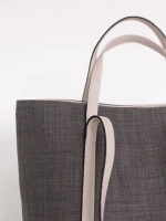 сумка большая через плечо шоппер тканевый