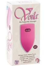 Вибромассажер на подзарядке Voila (7 режимов) (Цвет: розовый)