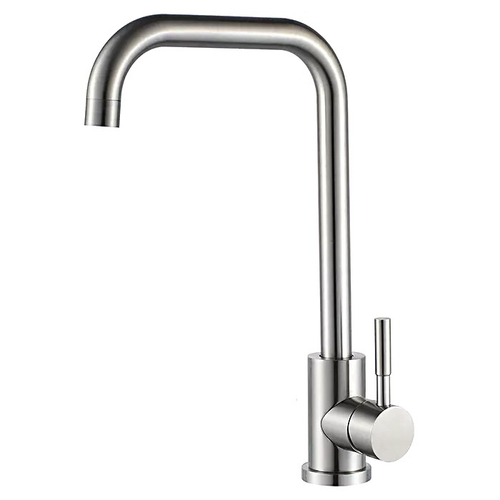 СМЕСИТЕЛЬ ДЛЯ КУХНИ CASELA ВЫС/ИЗЛИВОМ С ГАЙКОЙ S98CL 74998А-4 НЕРЖ СТАЛЬ САТИН