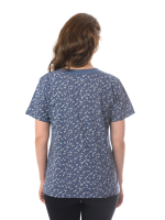 Футболка Ф-025/индигоцветочек