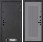Дверь входная Лабиринт ACUSTIC 30 Серый софт рельеф металлическая