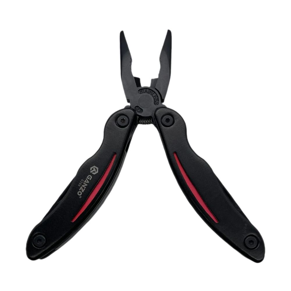 Мультитул &quot;Ganzo&quot;, 110х50х20 мм, 10 предметов, цв. чёрный