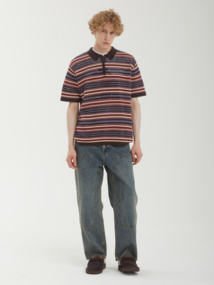Мужское Поло Stripe S/s Knit