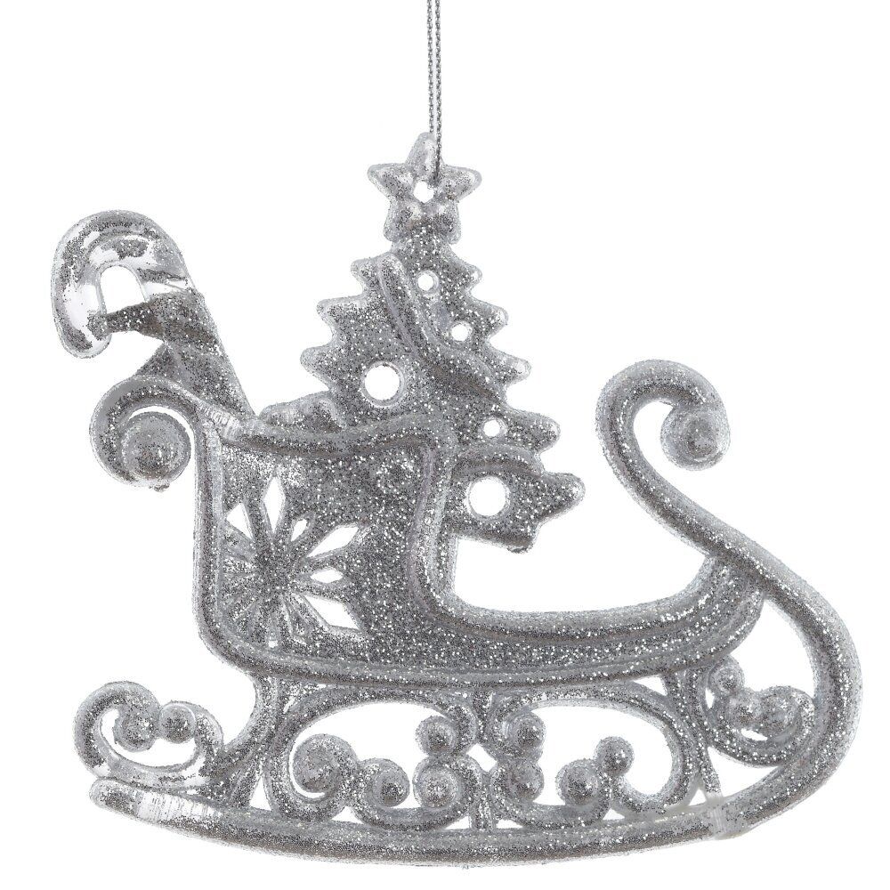 GAEM Изделие декоративное подвесное "Сани", L12 W0,5 H10 см, 4в.