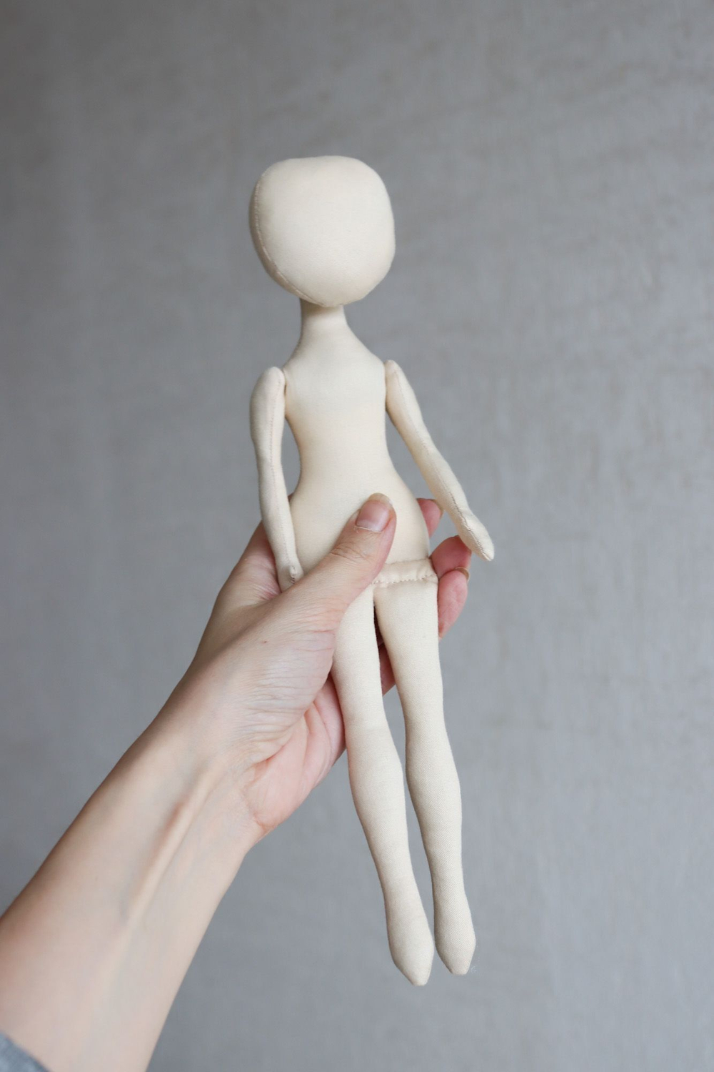 Мирон и Виктория, 33 и 30 см. Комплект заготовок интерьерных кукол из текстиля для хобби, рукоделия