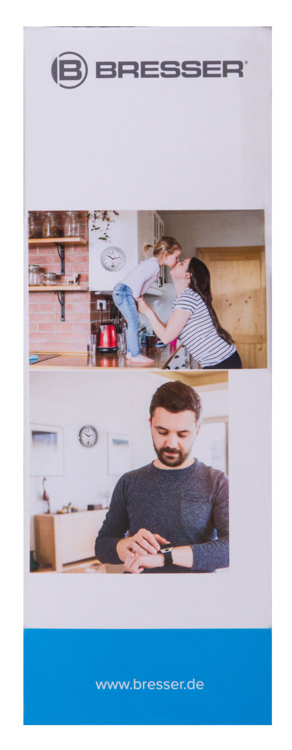 Часы настенные Bresser MyTime Bath, водонепроницаемые, белые