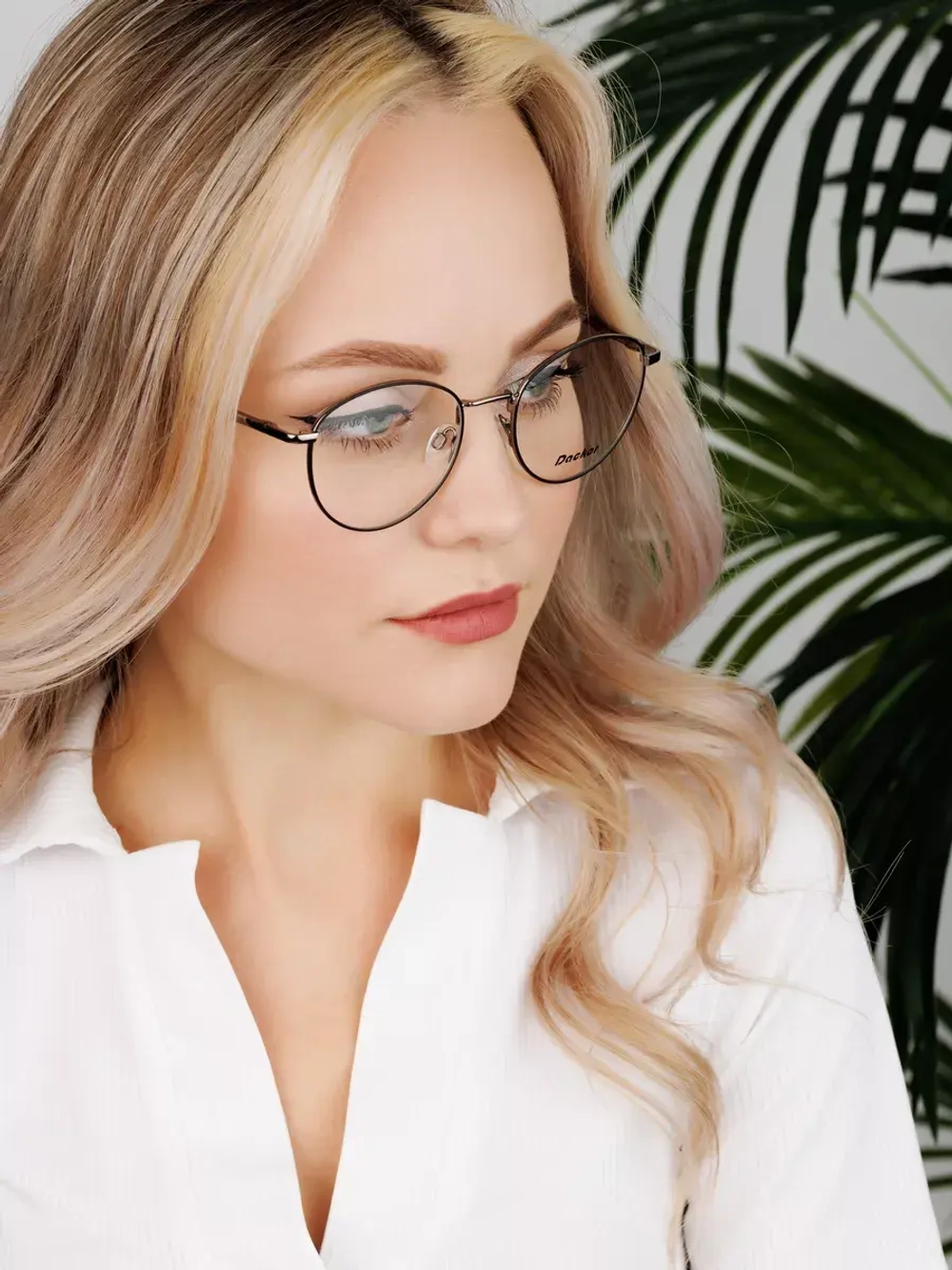 Оправа для очков женская брендовая металл