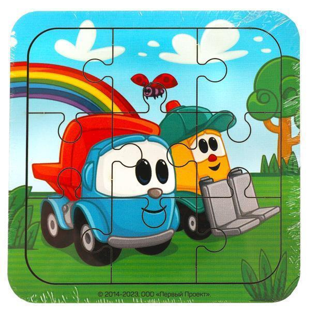 Пазл "Грузовичок лева" 10*10см. LEVA-02 (Буратино)