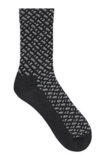 Носки QS Rib Monogram CC BOSS BLACK - графитовый(50510646)