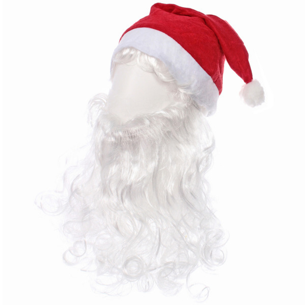 Карнавальный аксессуар «Борода с колпаком»