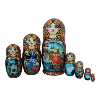 Матрёшка 21см "Царь Салтан" 7мест