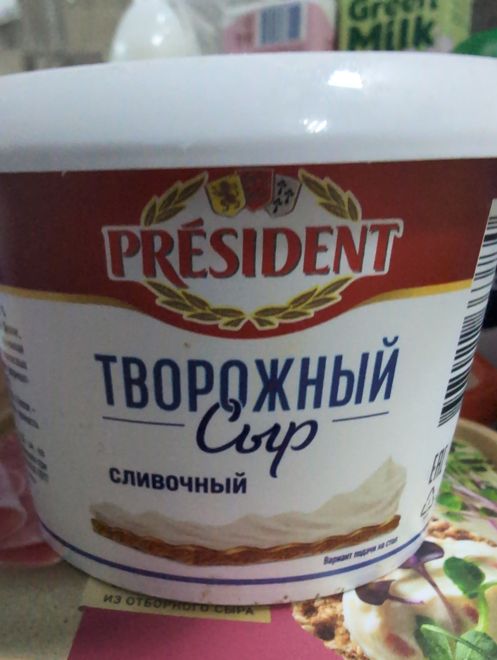 Творожный сыр президент 140г