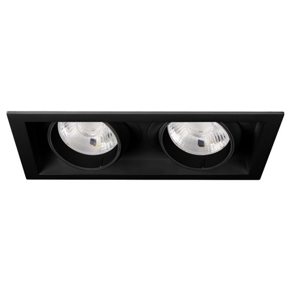 Светильник MS-VORTEX-BUILT-S250x140-2x30W Warm3000 (BK-BK, 17 deg, 230V) Arlight 058450