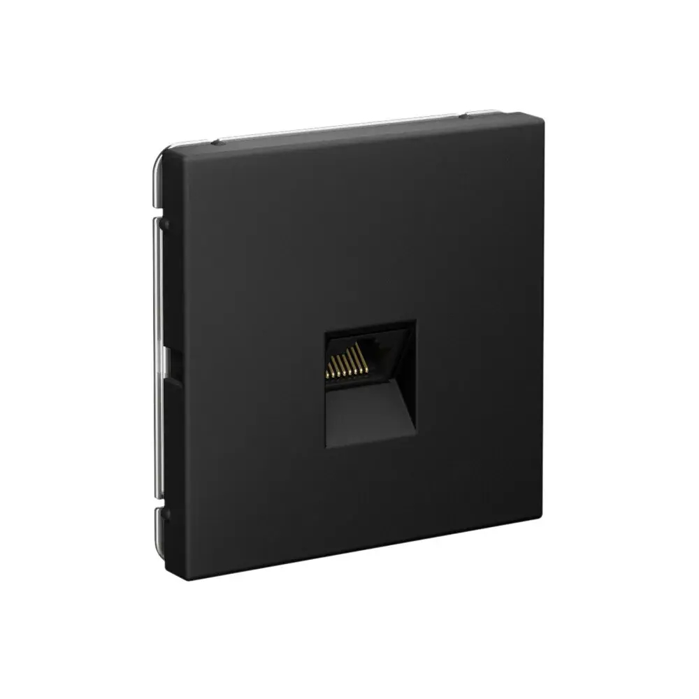 ARTGALLERY РОЗЕТКА компьютерная RJ45, кат. 5е, механизм, КАРБОН