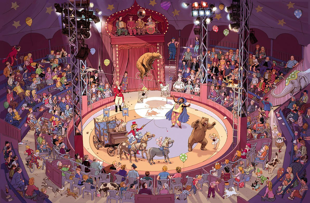 В цирке. История в картинках
