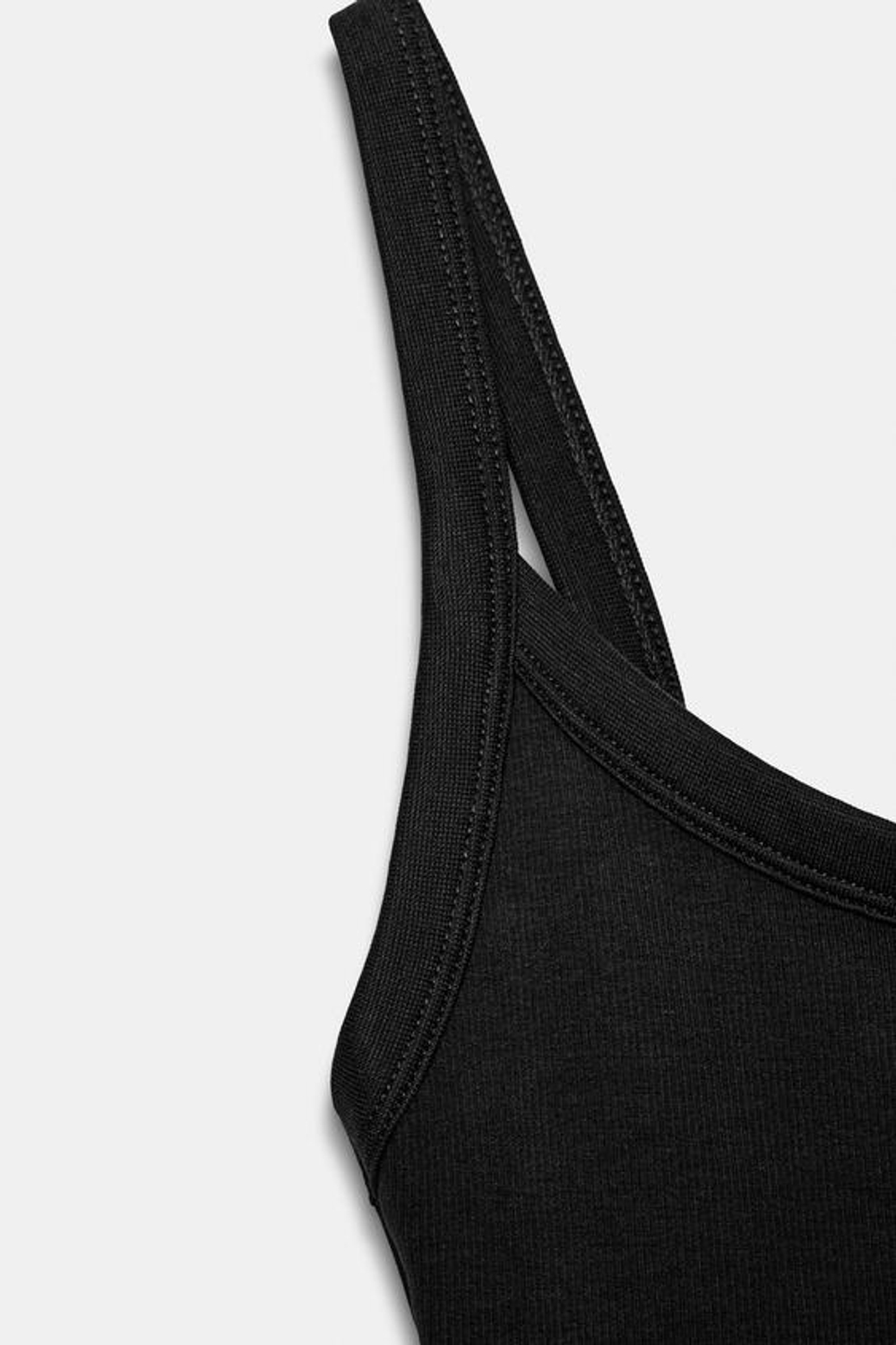 Хлопковый боди на бретелях - ZARA