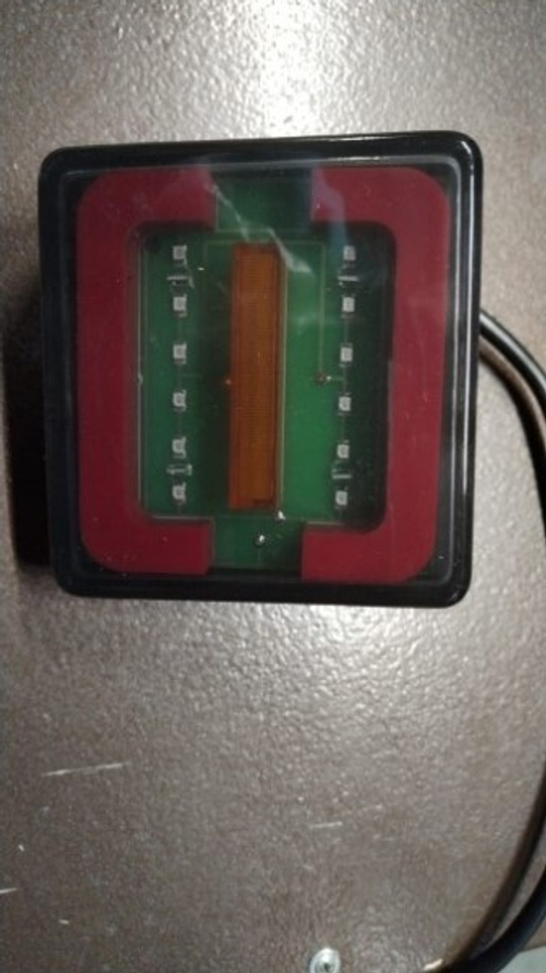 Фонарь задний для прицепа (светодиод. квадрат) (Н.Новгород)