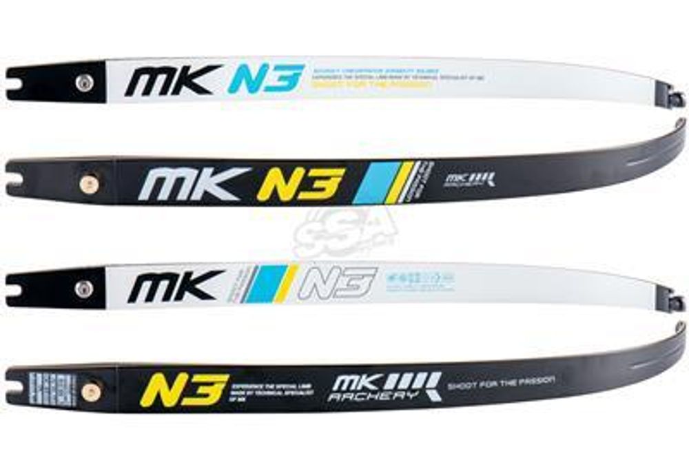 Плечи для лука спортивного MK KOREA LIMBS N3 CARBON/WOOD 25 (пара)