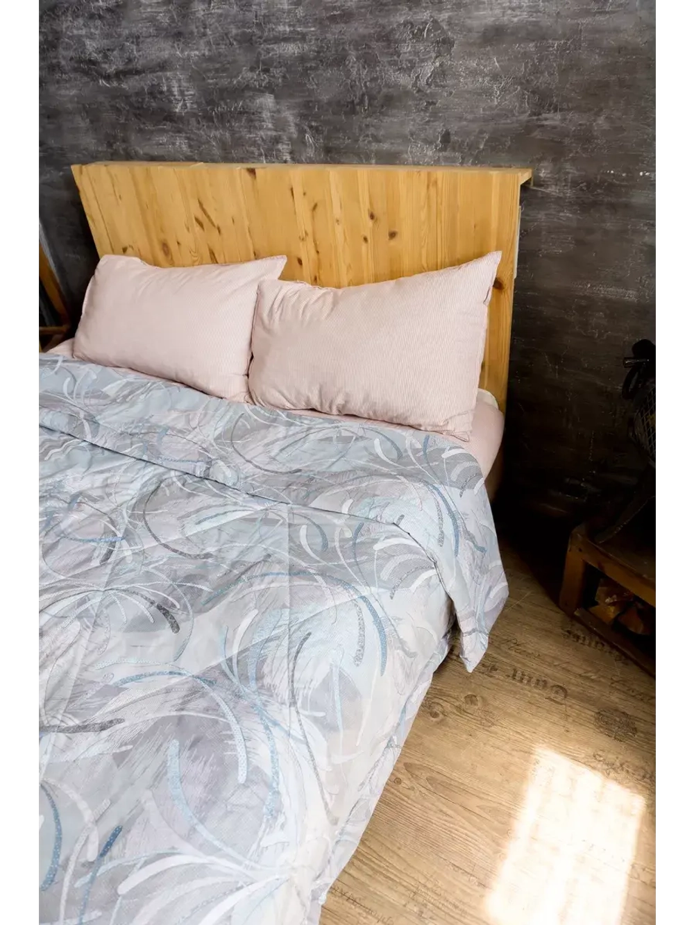 Одеяло 1.5 зимнее всесезонное утепленное лен хлопок