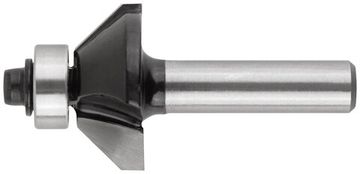 Фреза кромочная конусная с нижним подшипником, угол 45 гр., DxL = 25х50 мм