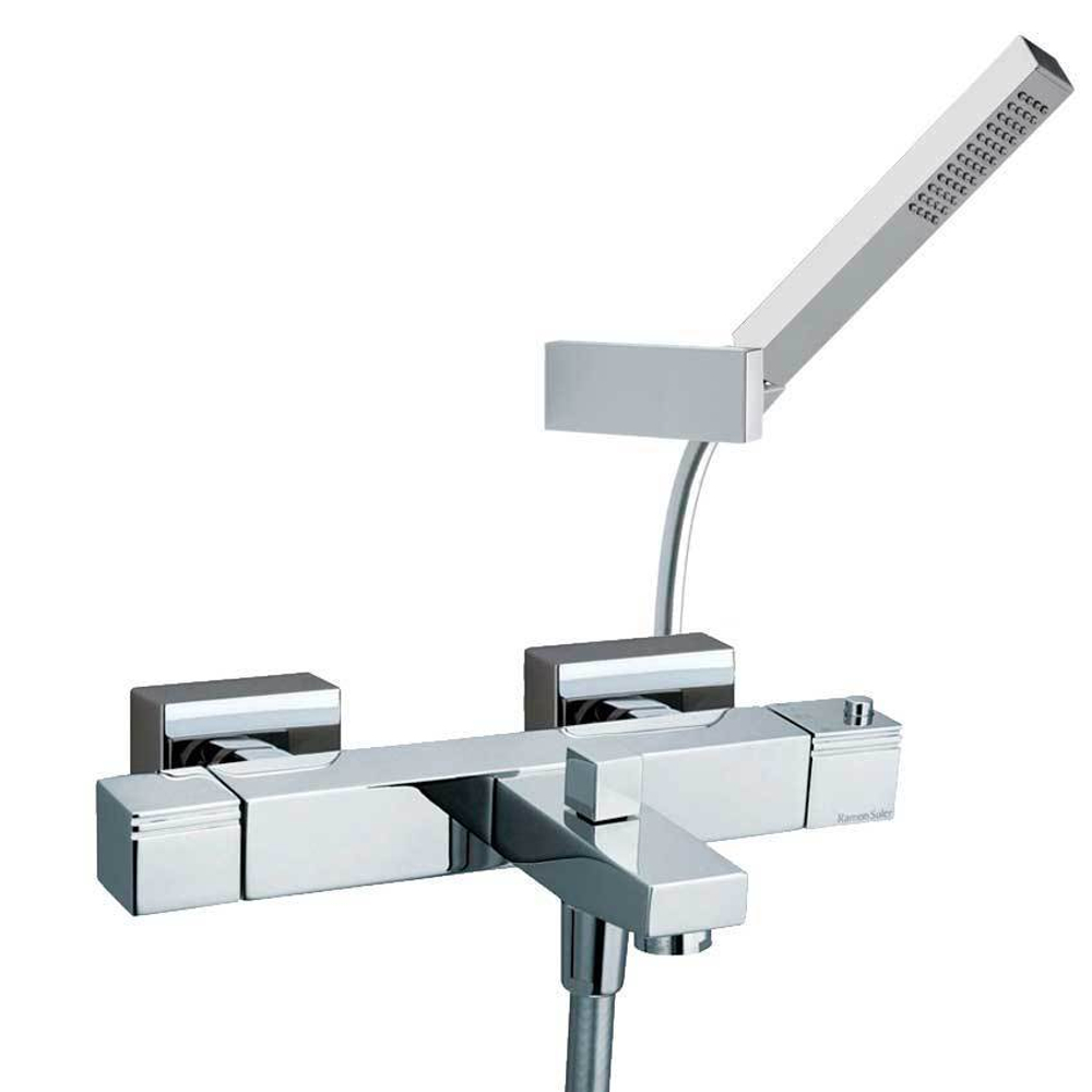 Смеситель термостатический для ванны с душевым комплектом KUATRO 4736MK