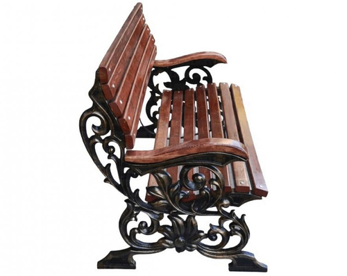 Скамейка чугунная Флора