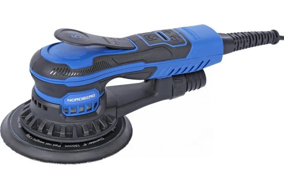 Шлифмашина эксцентриковая 5 мм, диск 150 мм, 4000-10000 об/мин, 350 Вт NORDBERG NE455