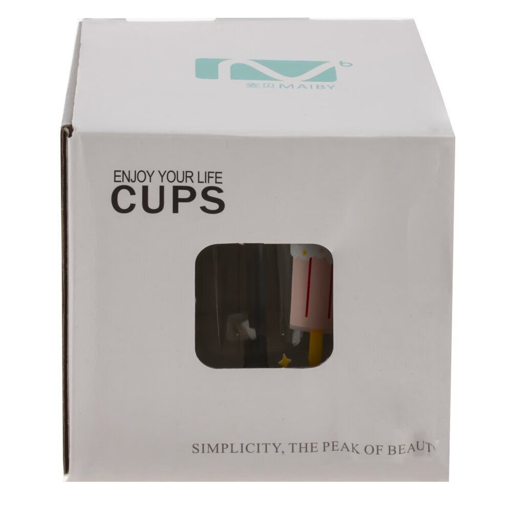 GAEM Кружка с крышкой 320 мл, L7 W7 H8 см