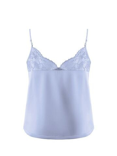 Легкий пижамный комплект Zora с кружевом (Размер: S) (Цвет: сиреневый)