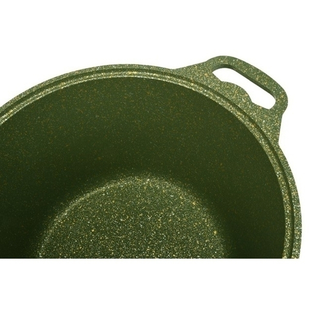 Кастрюля 6л со стеклянной крышкой, АП линия «Trendy style» ( malachite)