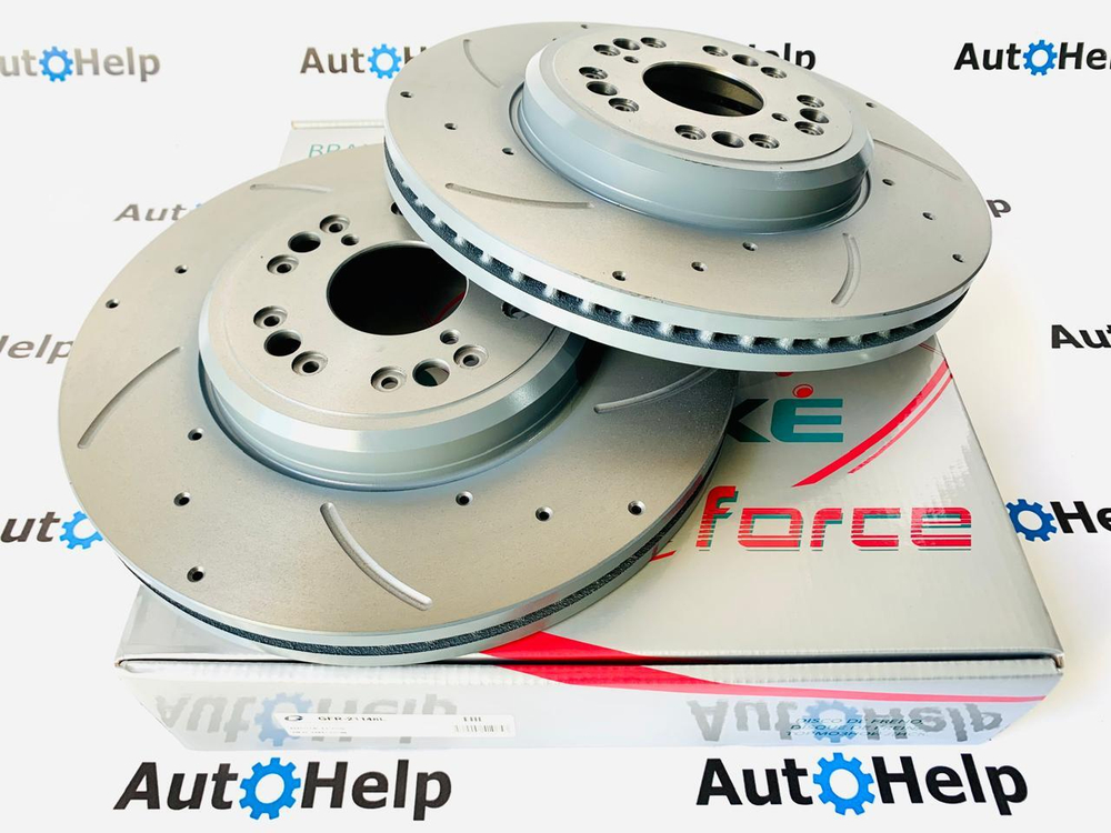 Диск тормозной перфорированный G-Brake GFR-02346L передний левый 314,7mm