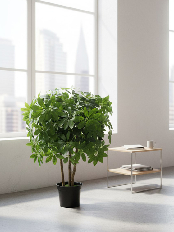 Шеффлера искусственная 80см в кашпо