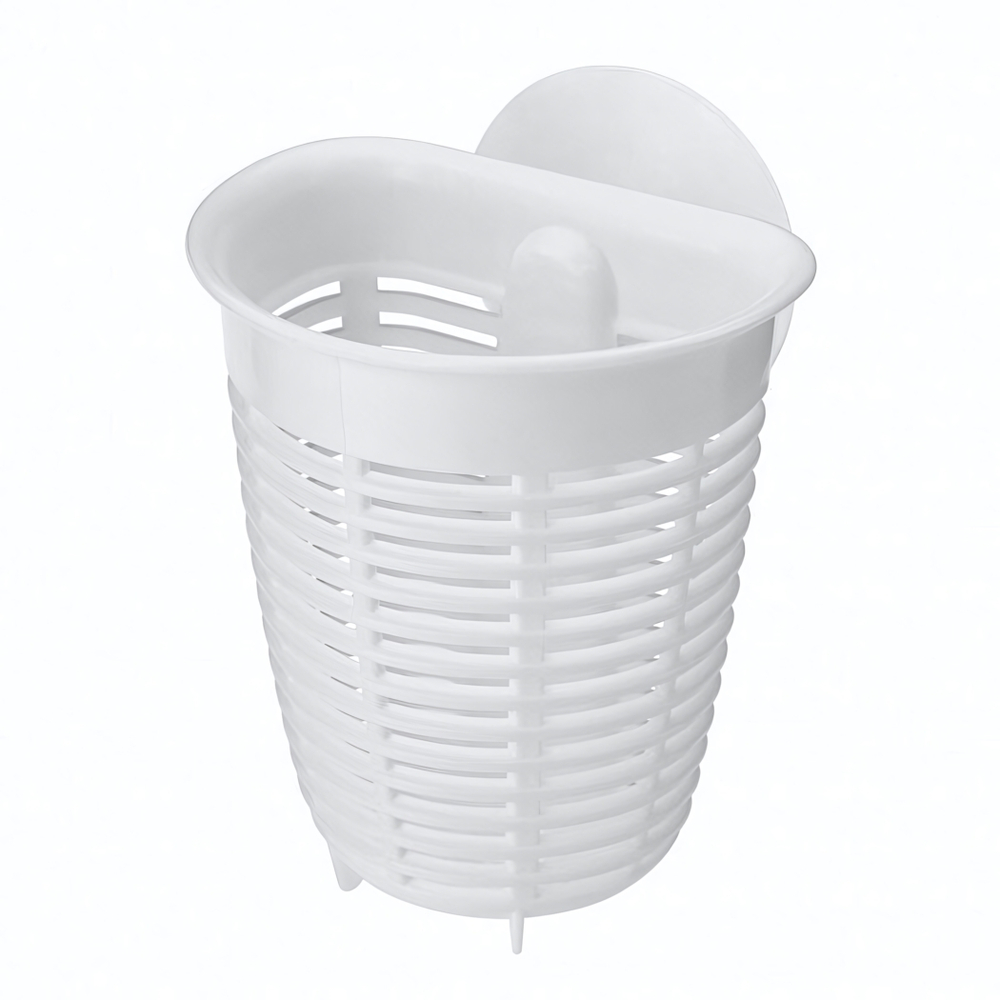 Держатель подвесной на присосе helper, 90х82х105 мм (белый)