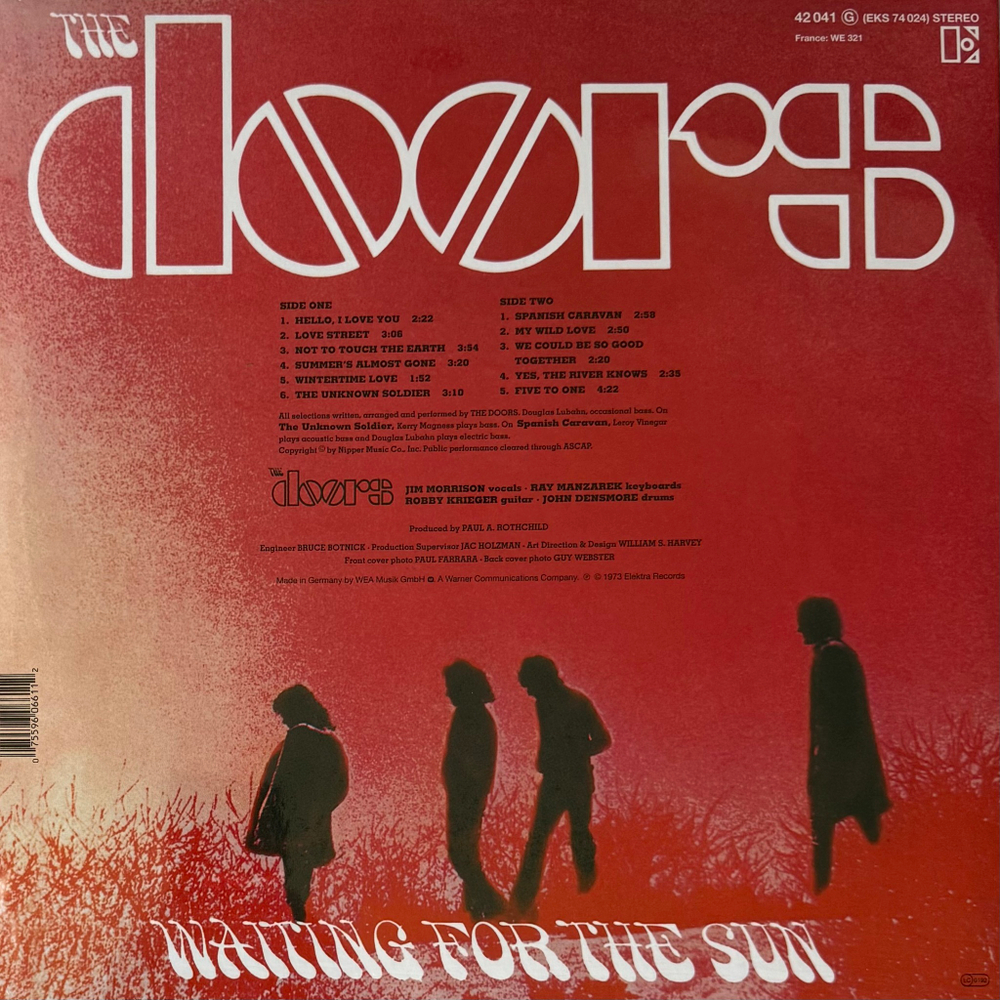Виниловая пластинка The Doors ‎– Waiting For The Sun LP