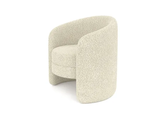 Кресло Ellipse E7.4 (молочный, букле)