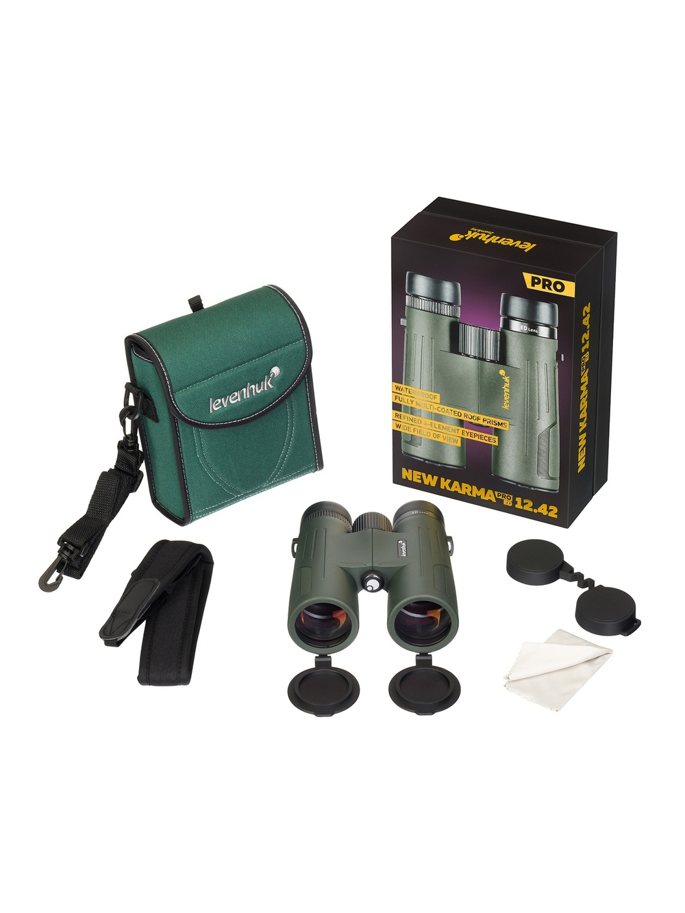 Бинокль Levenhuk New Karma PRO ED 12x42
