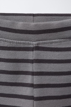 ZARA НАБОР ИЗ ДВУХ ЛЕГИНСОВ С ПРИНТОМ И ОДНОТОННЫХ, ЧЕРНЫЙ