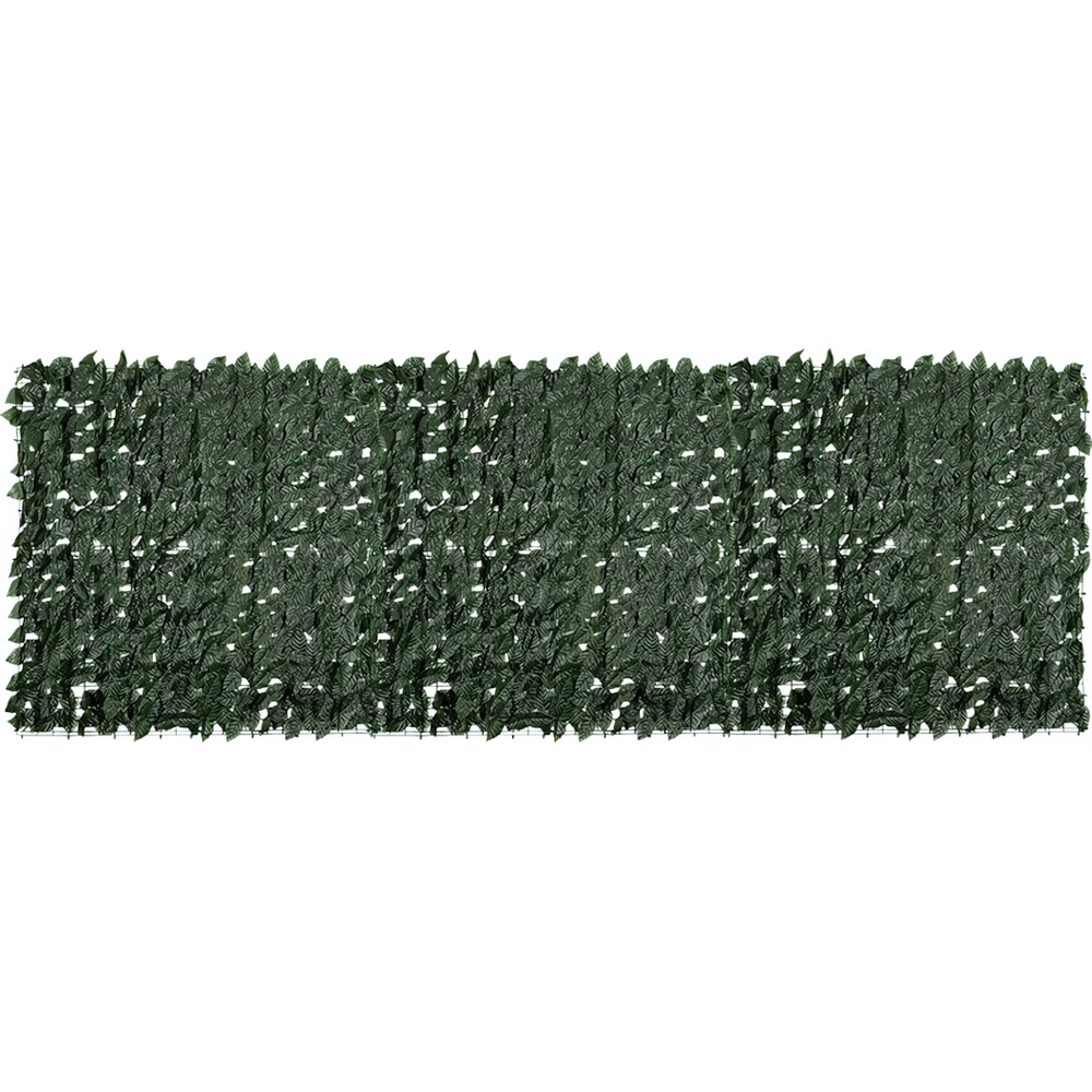 Сетка садовая для декорирования забора "Листья" 1*3м