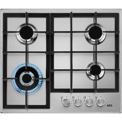 Встраиваемая газовая варочная панель AEG HGB64420SM
