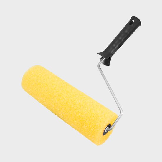 Валик структурный, ширина ролика 180 мм, d 75 мм, бюгель 6 мм, поролон шероховатый