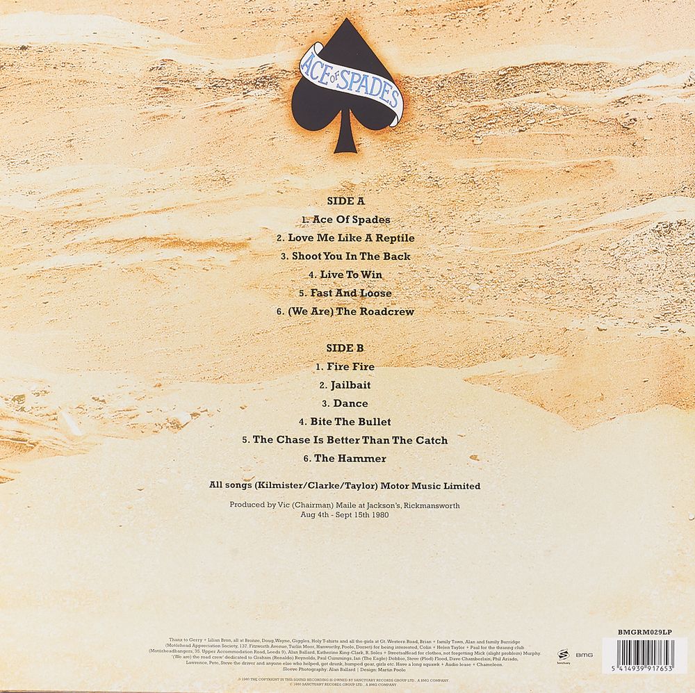 Motorhead. Ace Of Spades (LP)