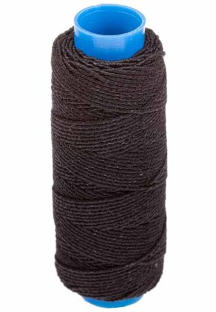 Нитки "Gamma", спандекс,  60% латекс, 40% полиэстер, 25 м, черный