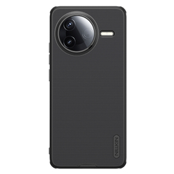 Усиленный чехол черного цвета от Nillkin для Xiaomi Poco F7 Pro и Redmi K80, серия Super Frosted Shield Pro
