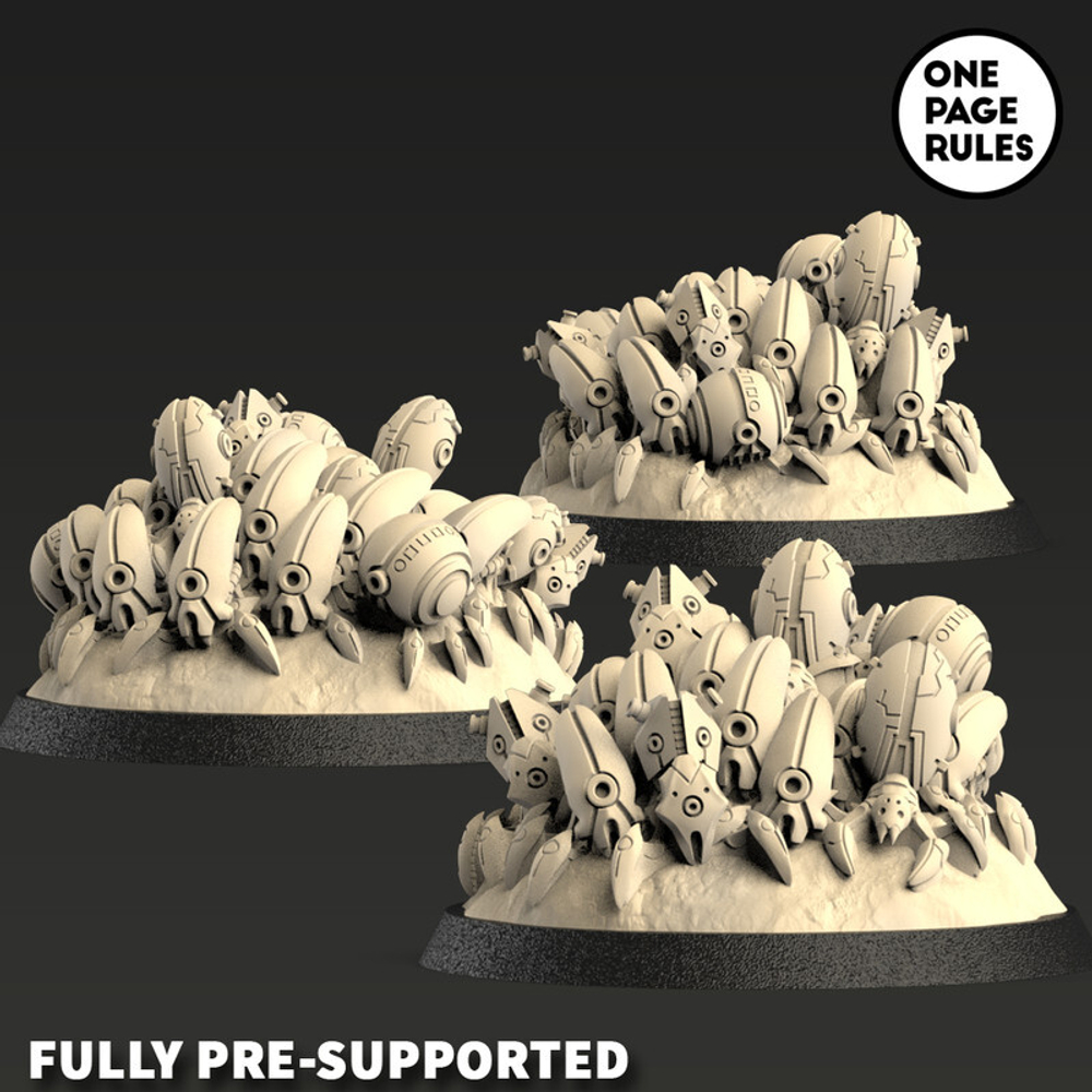 Xenos Armies Necrons Canoptek Scarab Swarms 1 шт. миниатюра для dnd, днд, pathfinder, фентези, Настольная игра, НРИ, Варгейм, РПГ