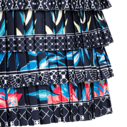 Женская теннисная юбка Lucky in Love Keepin' It Rio Pleated Skirt Women - Dark Blue, Multicoloured