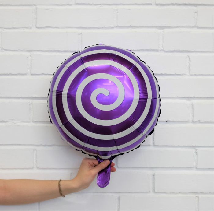Шар Спираль Фиолетовый