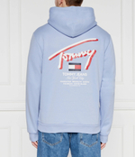 Худи 3D STREET Tommy Jeans - голубой(DM0DM18647)