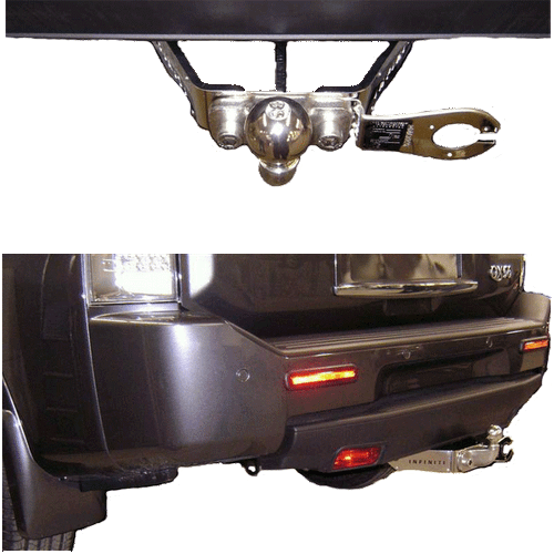 Фаркоп Балтекс для Infiniti QX56 I (JA60) Рестайлинг 2007-2010(паспорт и сертификат в комплекте)(без электрики)арт.IN03